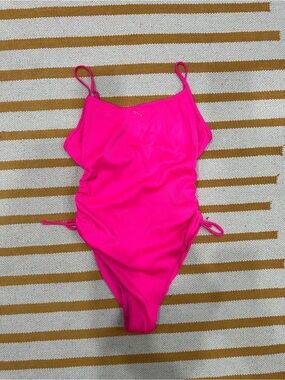 Puma Hot Pink One-Piece Swimsuit